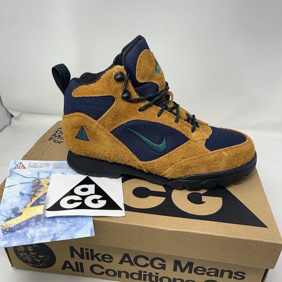 Nike Other - BNIB NIKE ACG Torre Mid Canvas and Suede Hiking Boots US 7 UK 6 Burnt Sienna